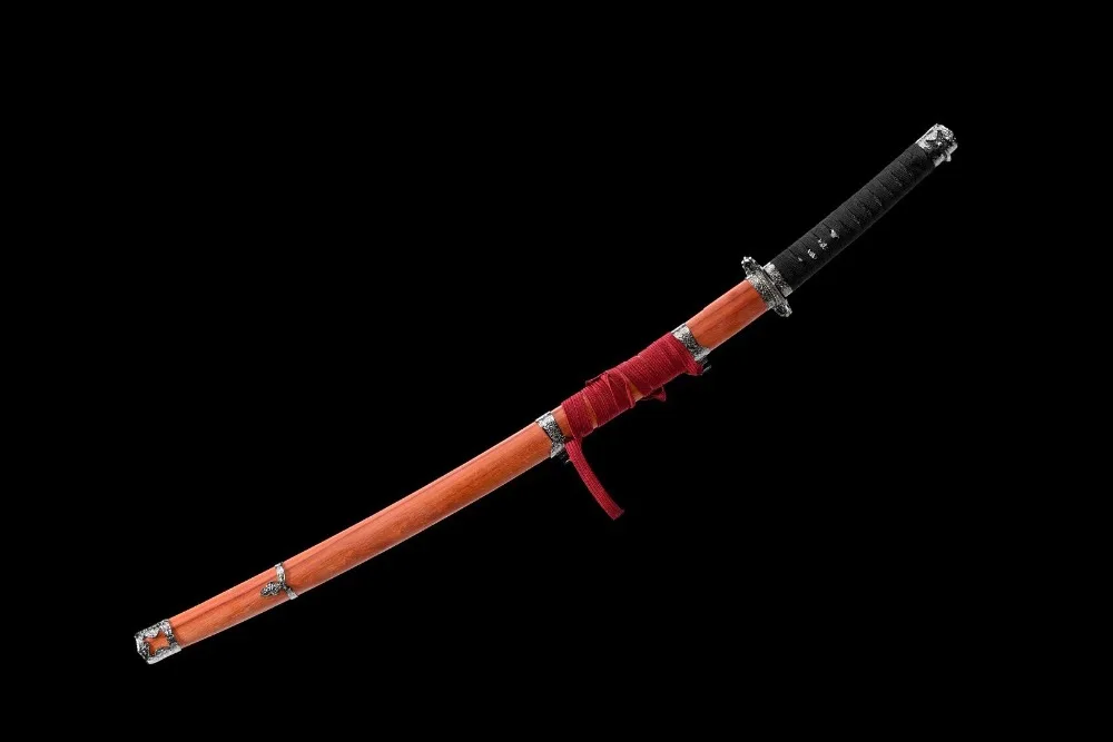SEKIRO: Shadows Die Twice Wolf Cosplay Replica Sword mortal blade Japanese Game Katana Red High manganese Steel