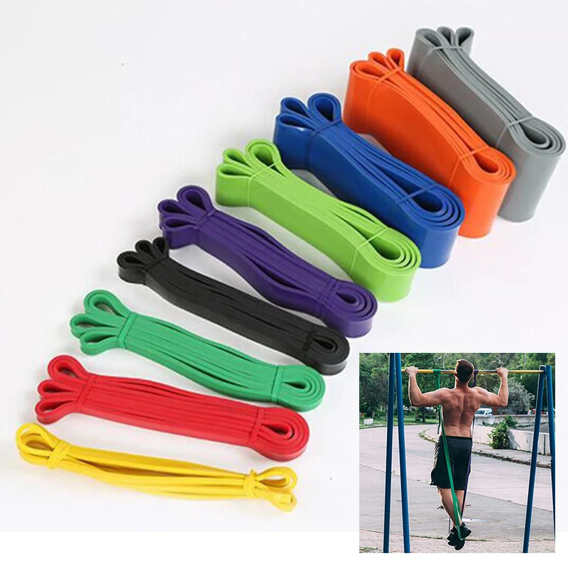 Fitness Rubber Bands Resistance Band Unisex 208 cm Yoga Athletic Elastic Bands Loop Expander for Exercise Sports Equipment