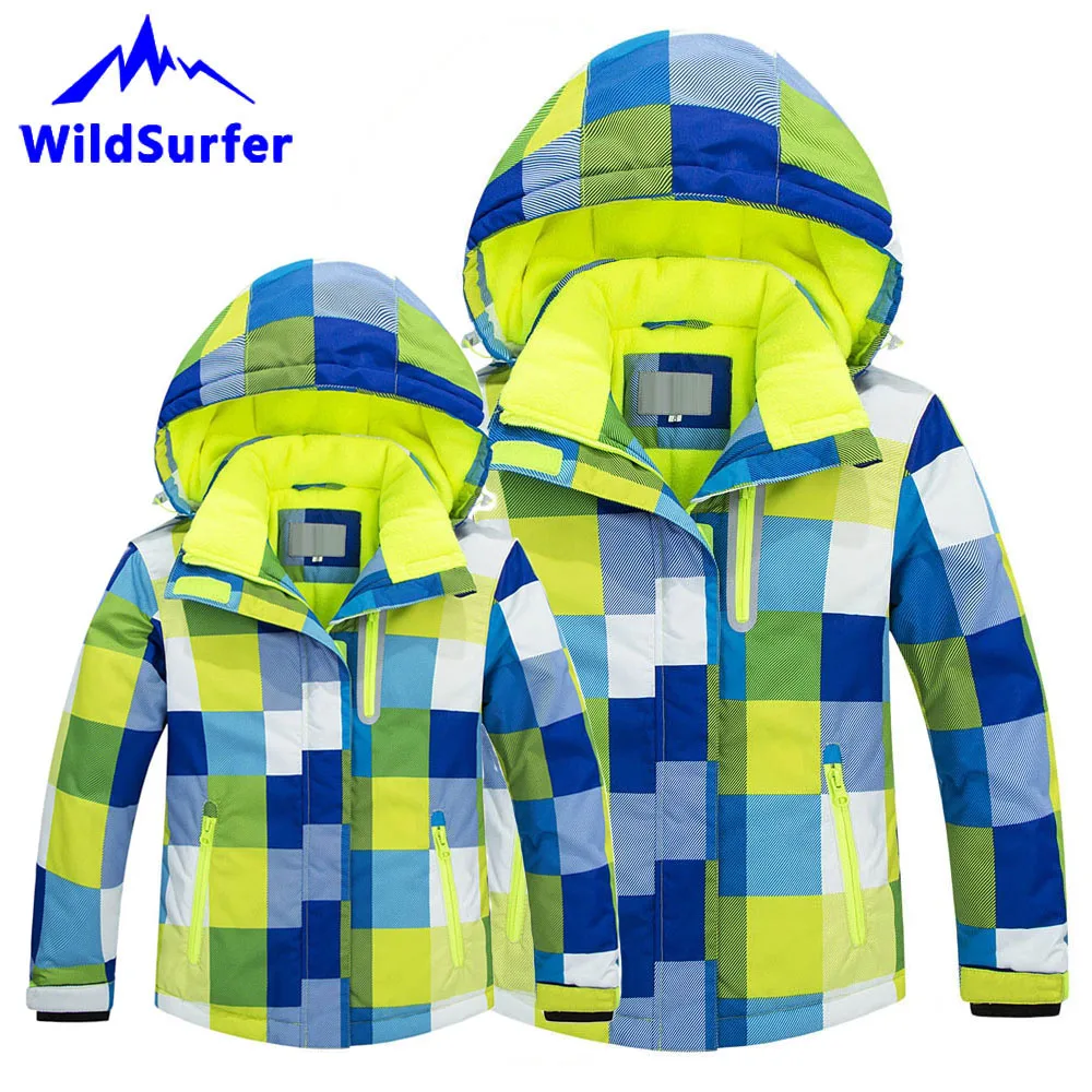 Куртка для катания на лыжах и сноуборде WildSurfer родителей детей зимняя