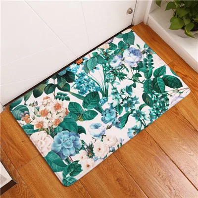 Новые высококачественные Творческий коврики моющиеся красивый цветок ковры коврики Спальня Нескользящие коврики для ванной комнаты для гостиной - Цвет: 20