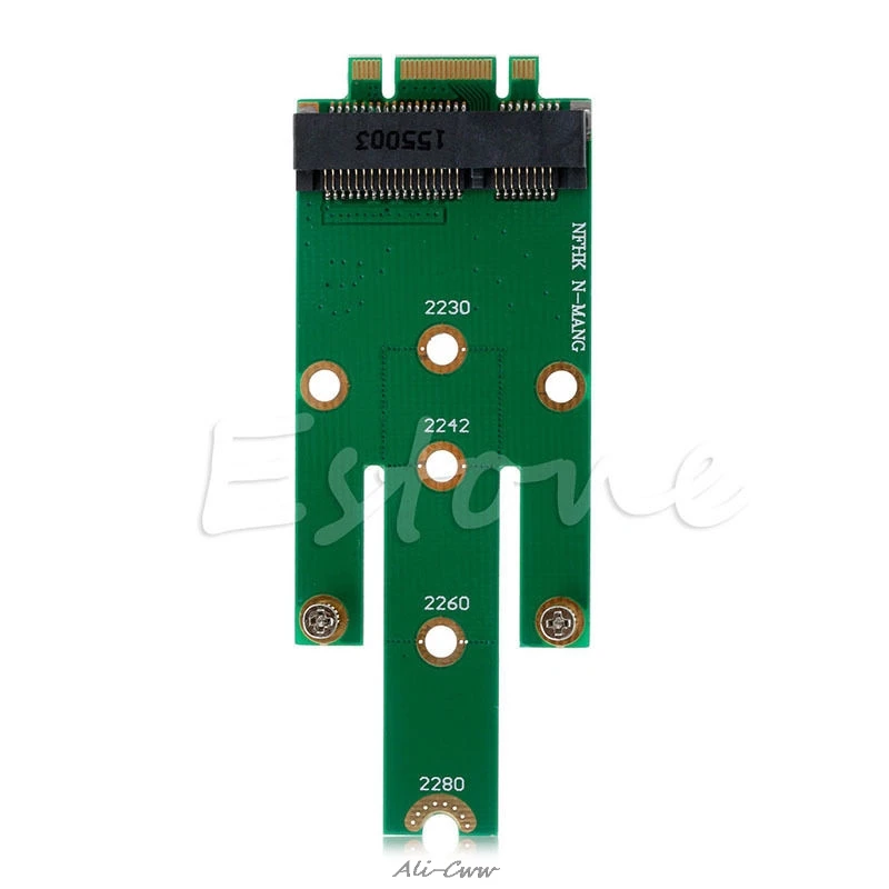 

mSATA Mini PCI-E 3.0 SSD to M.2 B Key SATA Interface Adapter Card HOT
