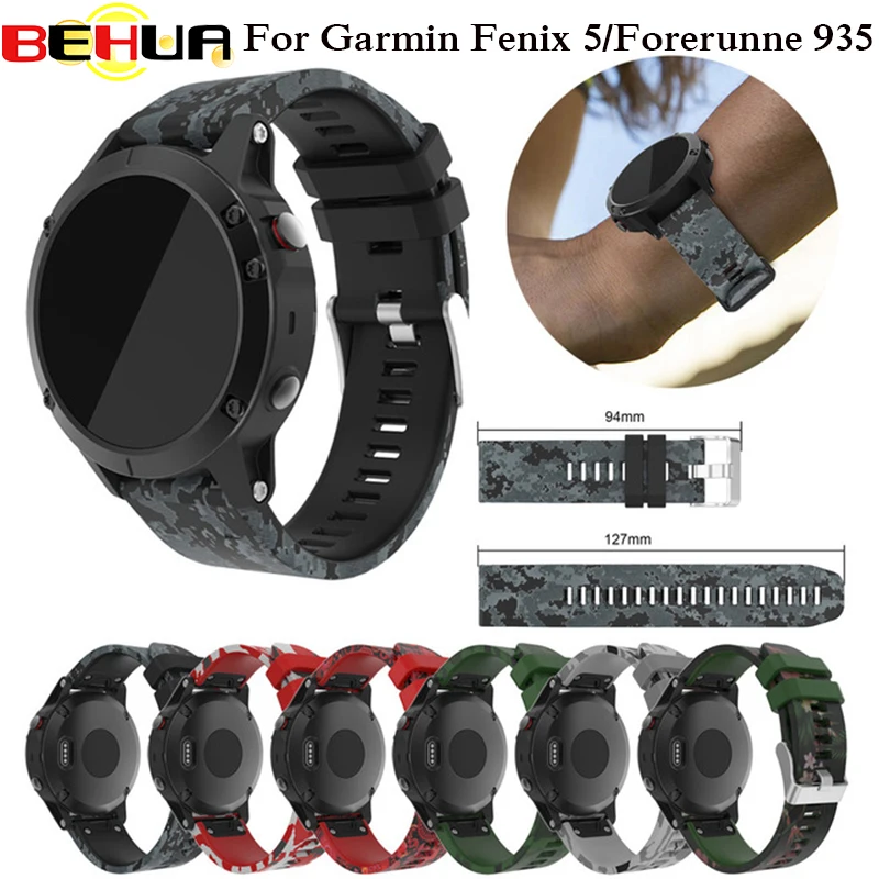 Замена из силикагеля, мягкий быстросъемный легкий ремешок для часов Garmin Fenix 5 Forerunne 935 gps часы фитнес-трекер