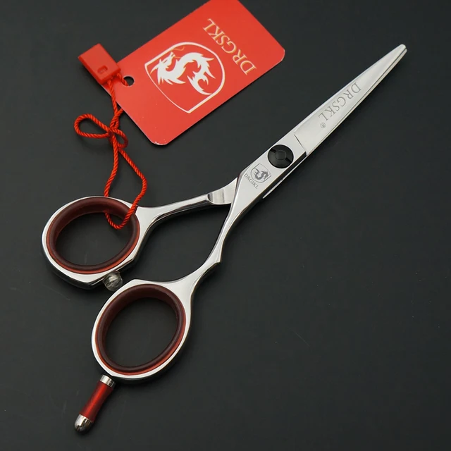 DRGSKL superior 440C Serrated hair cut scissors 5.0 inch hair modelling