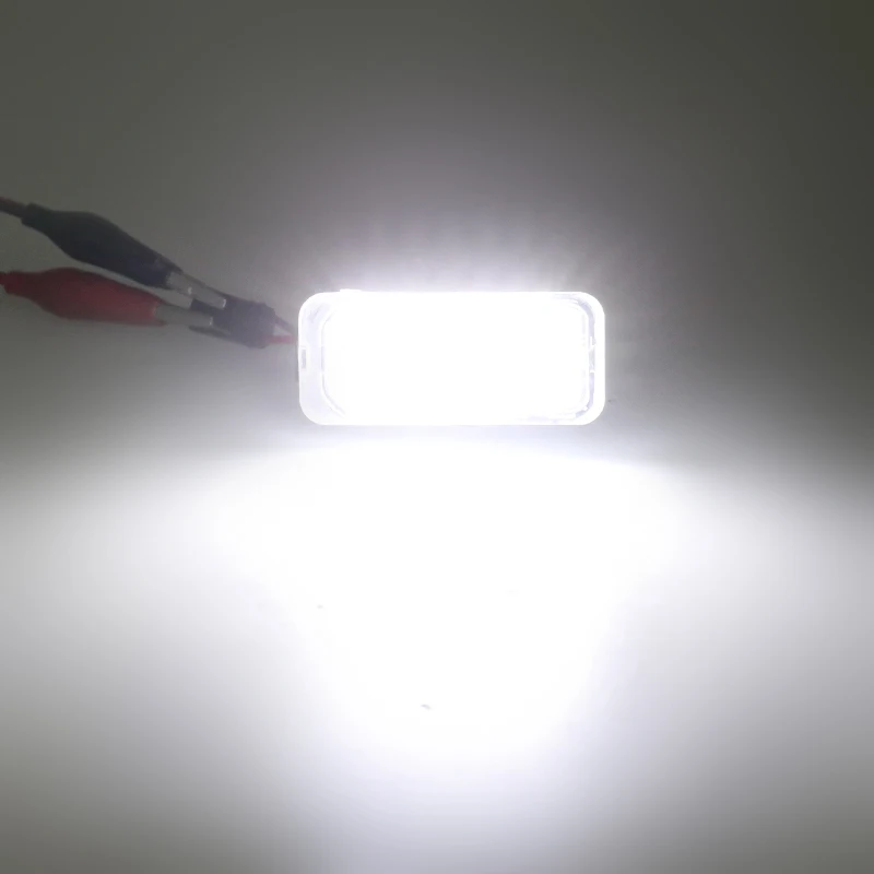 2 шт./1 пара Canbus 3 Вт 6000 К белый 12 В светодиодный номерной знак для Focus DA3 DYB Fiesta C MAX Mondeo