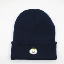 LDSLYJR хлопок мультфильм булочка вышивка утолщенная вязаная шапка зимняя теплая шапка Skullies шапка бини шапка для мужчин и женщин 15