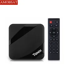Tanix TX3 מקסימום 2GB 16GB אנדרואיד 9.0 טלוויזיה תיבת Amlogic S905W Quad Core BT4.1 H.265 4K 30tps 2.4GHz WiFi PlayStore pk Mi קופסות