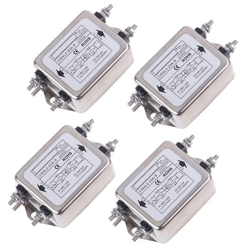 CW4L2-6/10/15/20A-S EMI power filter single-phase double-section power filter