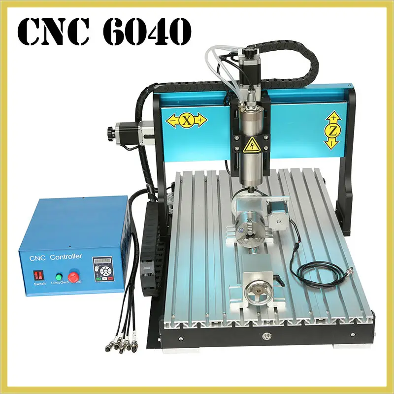 JFT Affordable CNC Router 2200W Spindle Motor 4 Axis CNC Router with USB Port Wood Carving CNC Router 6040