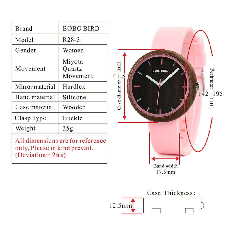 BOBO BIRD, женские часы, дерево, Женские аксессуары, часы, повседневные, силиконовый ремешок, наручные часы, relogio feminino J-R28