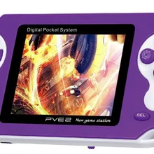 PVE250 игровая станция игровая консоль с игровой картой, 200+ игры, 2,5 ''экран