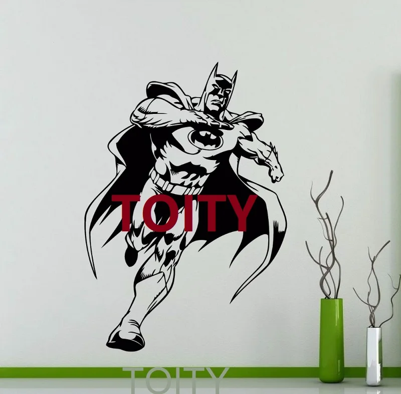 29 дизайнов Бэтмен стикер на стену супергерой Темный рыцарь виниловая наклейка DC Marvel Comics плакат домашний декор для интерьера Фреска