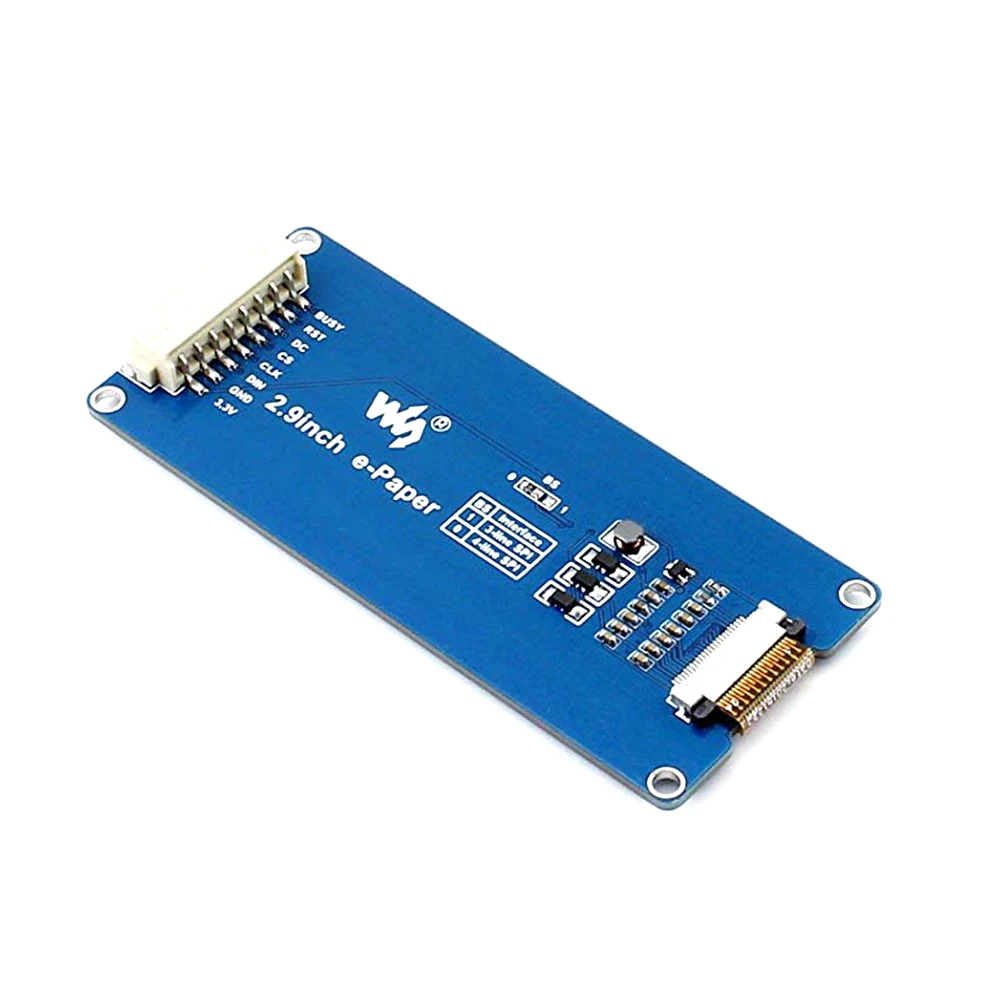 

2.9 Inches Epaper Screen Two-Color SPI Interface E-ink Display Module Clear Accessories Industry Electronic For Raspberry Pi