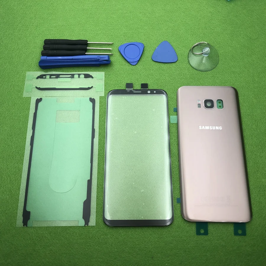 Оригинальный стеклянный объектив для переднего экрана S8 + Samsung Galaxy Plus G955 SM G955F