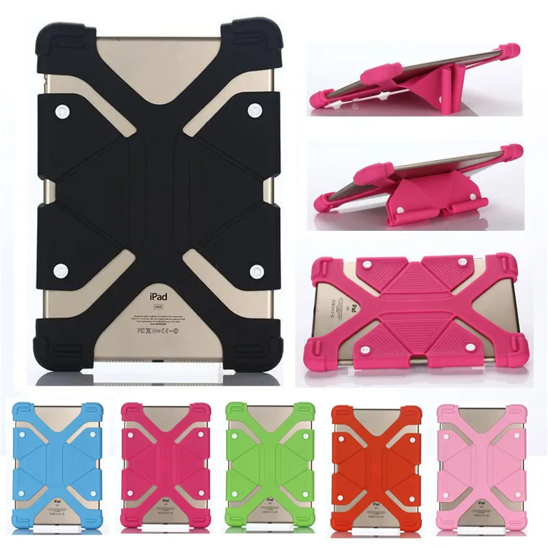 

XSKEMP Kids Safety Table Shell For Samsung Galaxy TAB S5E SM-T720 T725 10.5 Adjustable Soft Silicone Case Cover Protective Stand