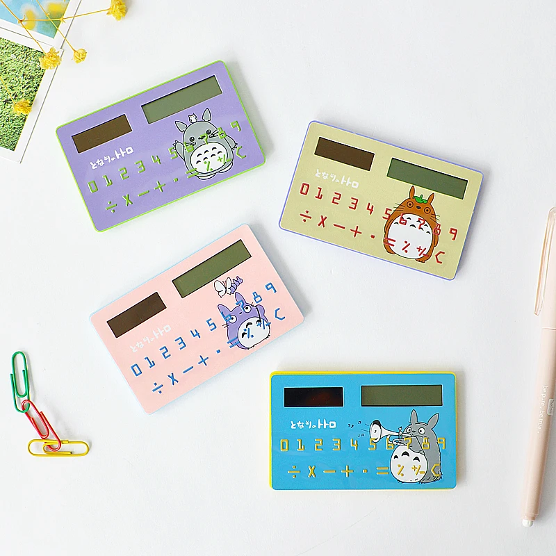 Cartoon animal cute font b calculator b font mini portable card font b calculator b font