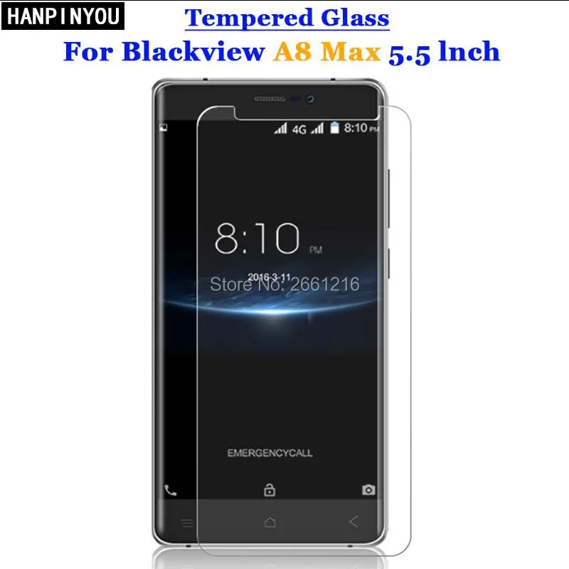 

For Blackview A8 Max Tempered Glass 9H 2.5D Premium Screen Protector Film For Blackview A8 Max A8max 5.5"