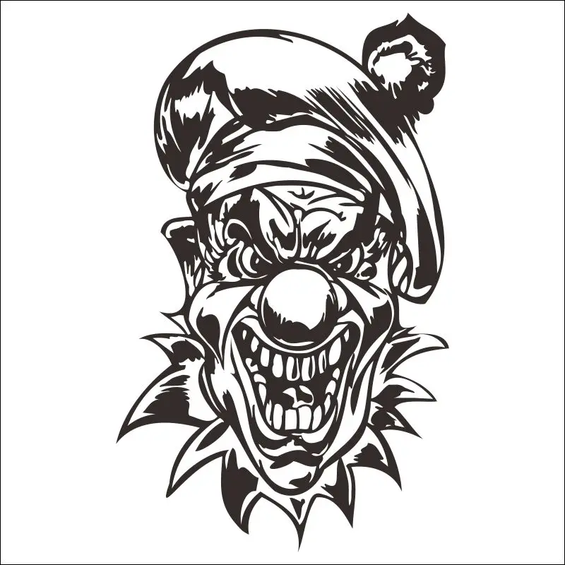 DCTAL клоун Наклейка на стену Цирк Клоун сравнению Jester Juggler карнавал положительный