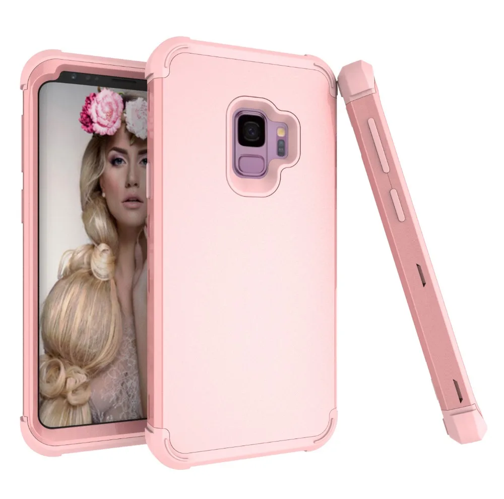 

For Samsung Galaxy S9 S9 Plus Cover UYFRATE Shock Absorption Silicone Full Protective Armor Case Funda For Samsung Galaxy Note 9