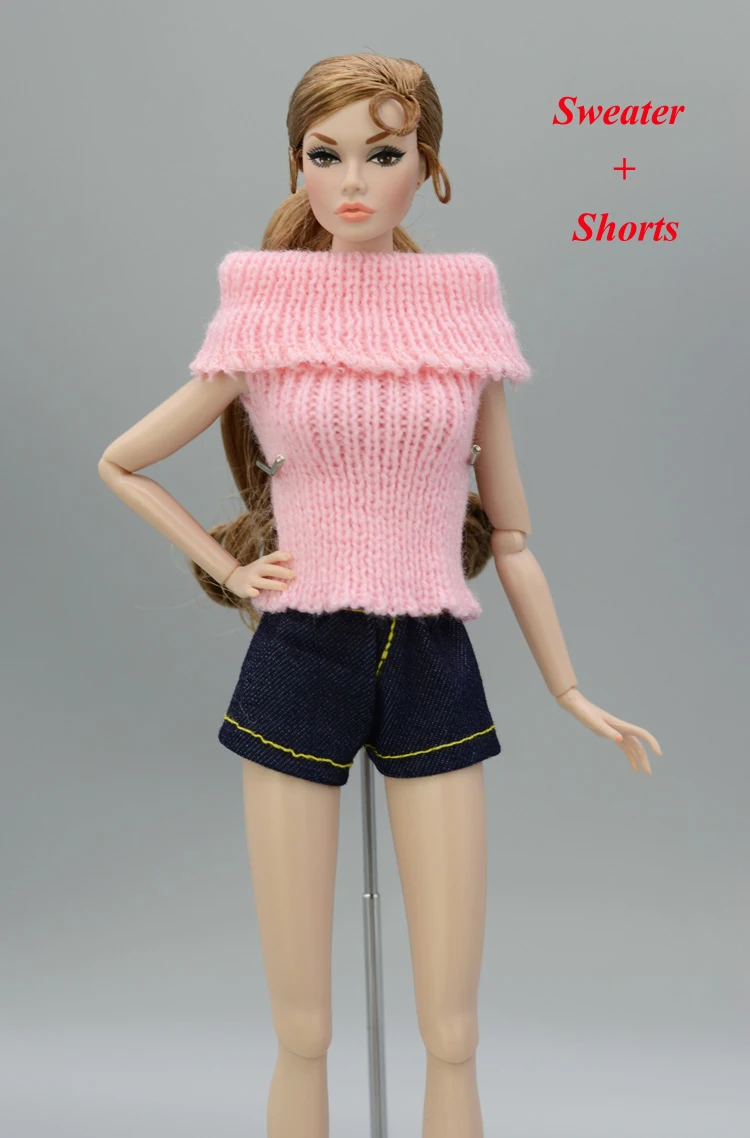 2019 новая зимняя одежда хлопчатобумажный шерстяной свитер для 1/6 BJD Xinyi FR ST Барби