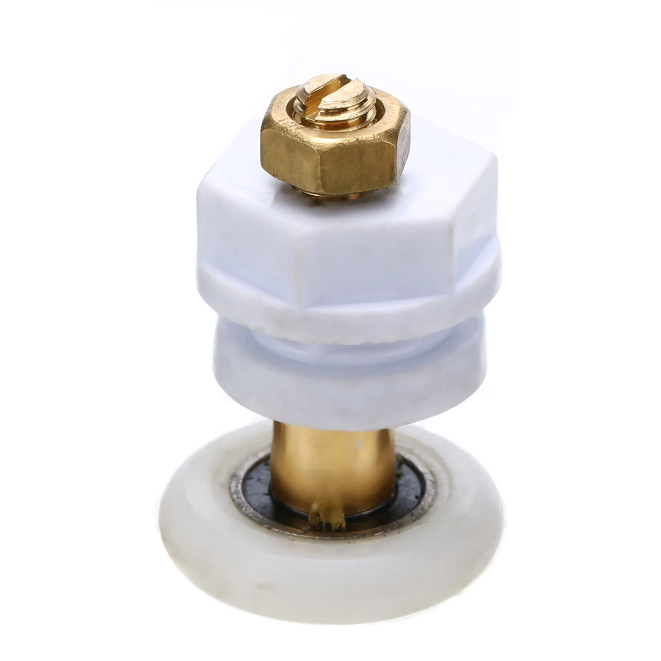 4Pcs/Set Dia Partiality Shower Bath Door Rollers Runners Wheels Pulleys Long Lasting Easy Glide Rollers 25mm