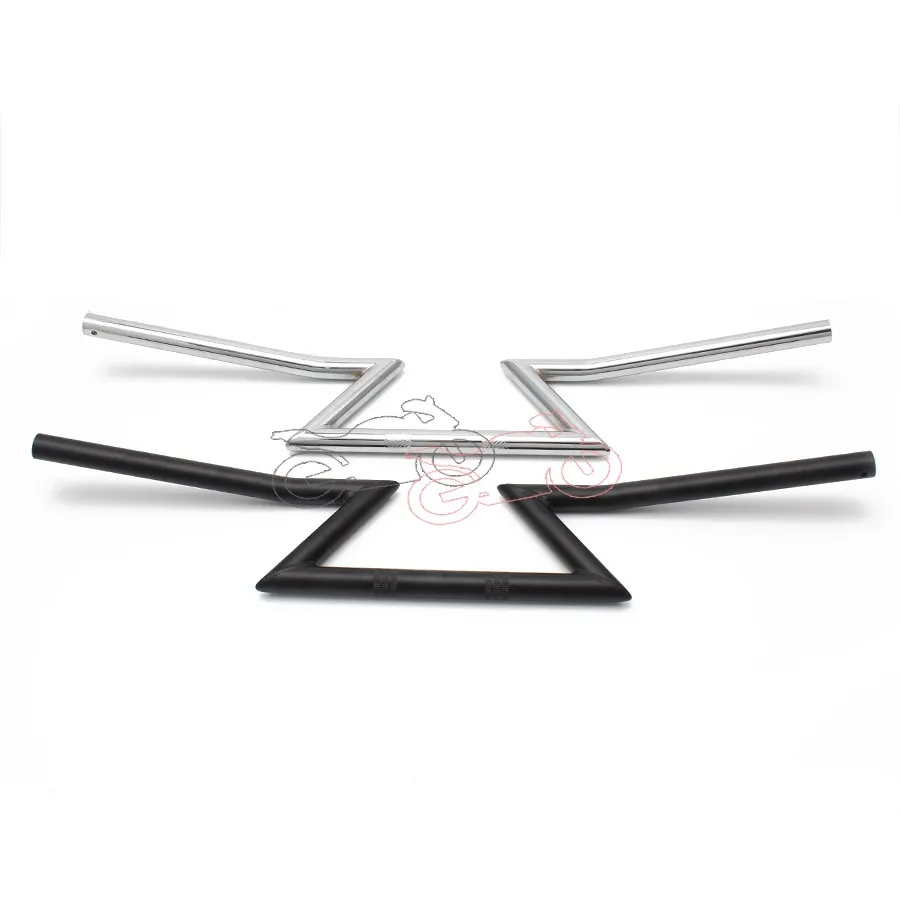 Для Honda Kawasaki Yamaha Suzuki Harley Chopper Bobber кафе гонщик мотоцикл металлический руль " 25 мм тяга прямая планка черный