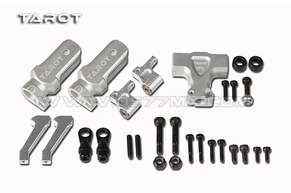 Tarot-RC 450 DFC Комплект головок главного ротора Черный, TL48025-01, серебристый, TL48025-02, оранжевый TL48025-03 для tarot 450 DFC Головка ротора modificat