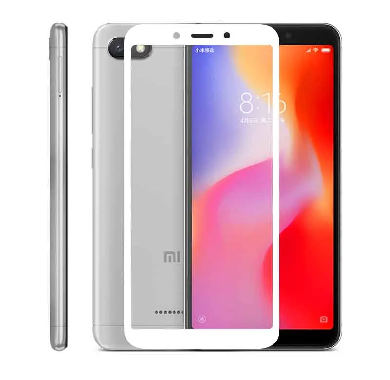 3D закаленное стекло для Xiaomi Redmi 6 полное покрытие 9H защитная пленка Взрывозащищенная Защита экрана для Redmi 6A