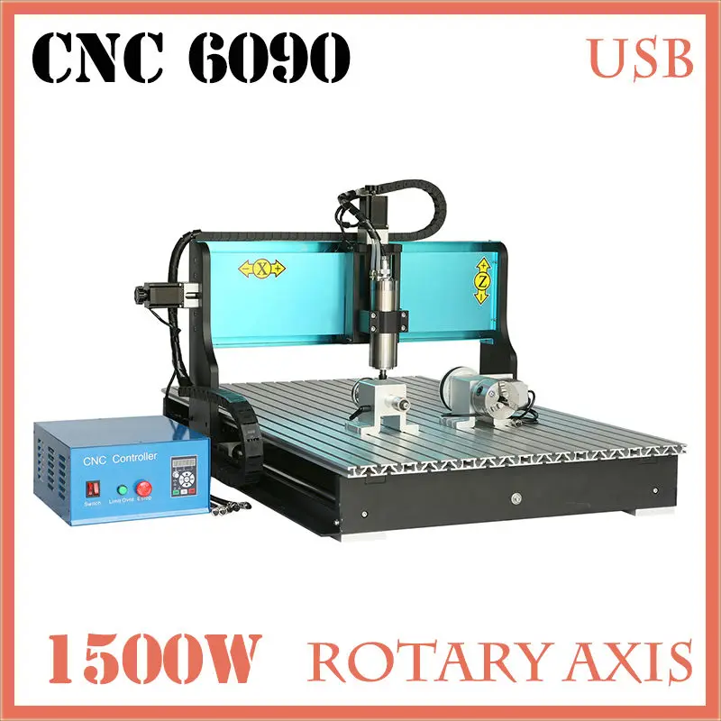 Buy Hobby 4 Axis Router Cnc Milling Machine Mini
