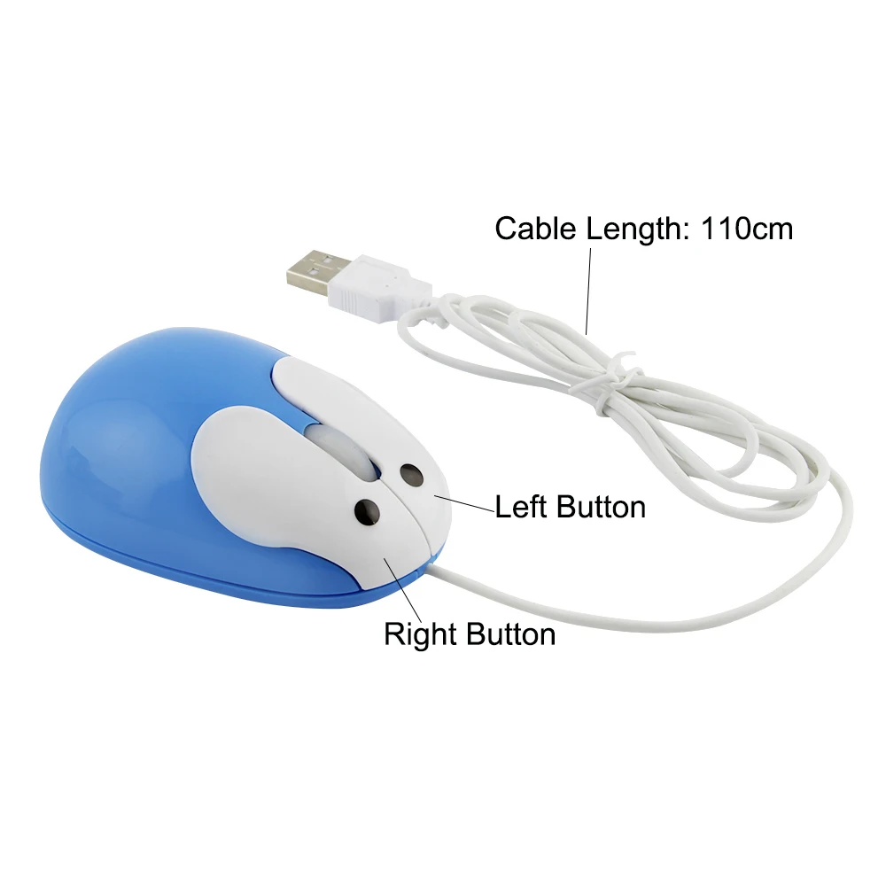 CHYI Wired Mouse Ergonomic 1200 DPI 3D Cartoon Rabbit Optical Mini Mice USB Cable 4 colors Child Gift For PC Laptop Desktop CHYI Wired Mouse Ergonomic 1200 DPI 3D Cartoon Rabbit Optical Mini Mice USB Cable 4 colors Child Gift For PC Laptop Desktop