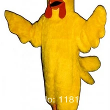 Плюшевый талисман желтый костюм-талисман курица Модный на заказ костюм аниме косплей наборы Маскотте маскарадный костюм карнавальный костюм