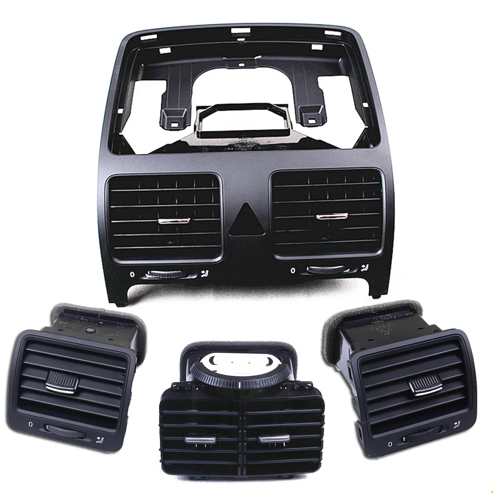 TUKE OEM 4Pieces Car Dashboards Cold Air Exchange Outlet Set For VW Golf Rabbit Jetta 5 1K0 819 703/704 1K0 819 728 1KD819203