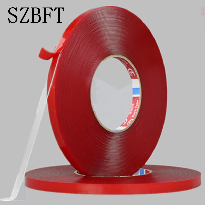 アクリルテープ50mマルチロール強力超スリム2mm両面透明テープ耐熱両面透明接着剤 Adhesive Tape Clear Adhesive Tape Transparentadhesive Double Sided Tape Aliexpress