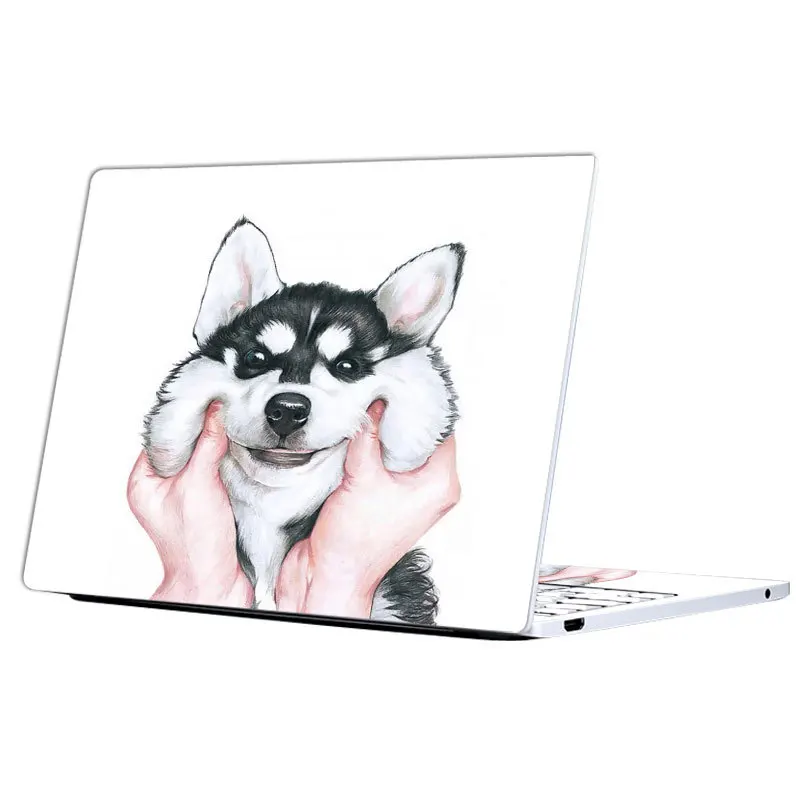 3 Sides Laptop Skin Notebook Stickers For Lenovo Dell Asus HP 14 15.6 inch Computer Decal Laptop Sticker Protective Case Cover