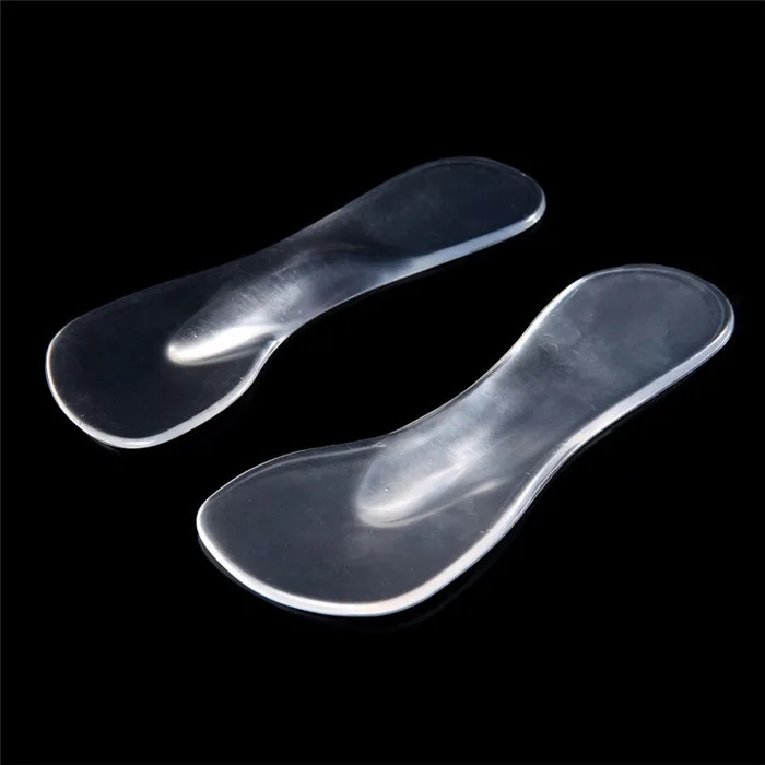 

Partial 70% Shoe Pads Transparent Foot Inserts Comfort Silicone Insole Women Heel Pain Relief Support Metatarsal Cushion T061OLE