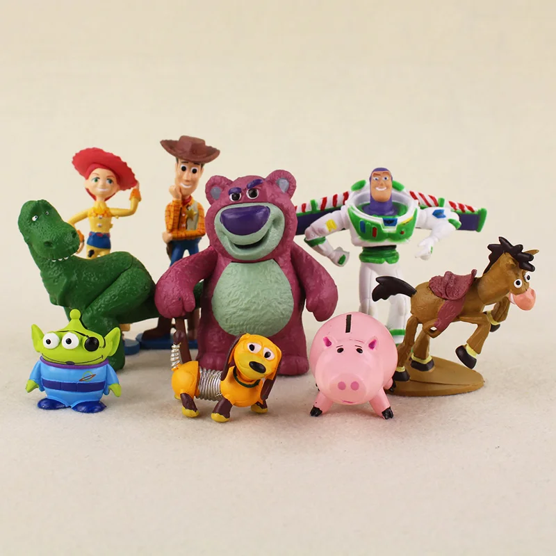 9pcs/lot Cosplay Toy Story 3 Sheriff Woody Buzz Lightyear