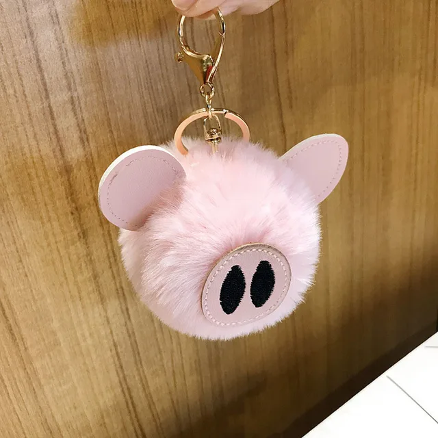 Kids Plush Soft Toys For Children Stuffed Animal Pig Keychain Pendant