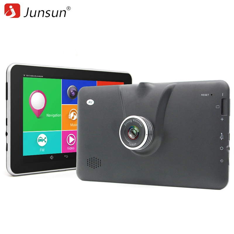 Prix pour Junsun Nouveau 7 pouce Android 4.4 Voiture GPS Navigation FHD 1080 P voiture DVR Caméra Enregistreur WiFi Bluetooth Russie Europe carte Véhicule gps Prix pour Junsun Nouveau 7 pouce Android 4.4 Voiture GPS Navigation FHD 1080 P voiture DVR Caméra Enregistreur WiFi Bluetooth Russie Europe carte Véhicule gps