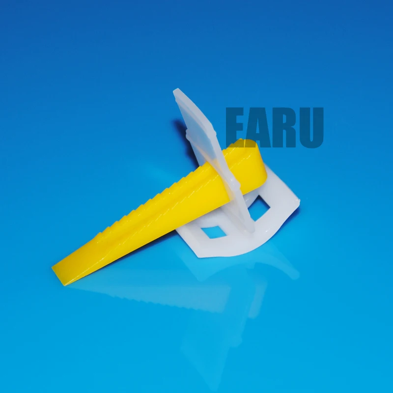 (100pcs wedges+300pcs clips) Wall Floor Tile Leveling System Lippage Spacer Accessories Leveler /EU-A01 | Инструменты