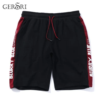 

Gersri Men Summer Loose Cotton Shorts Man Gyms Fitness Knee Length Sweatpants Male Jogger Workout 6XL Men Short Pants