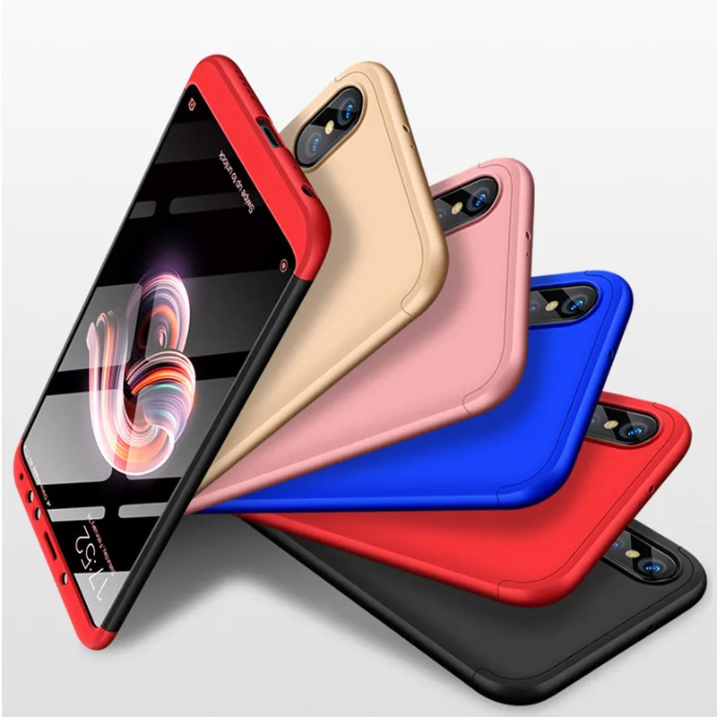 

WeeYRN 360 Hard PC Cover Xiaomi Redmi note 5 Pro Funda Case Luxury Plastic Full Protection Cover Xiaomi mi A1 5X / note 5 pro