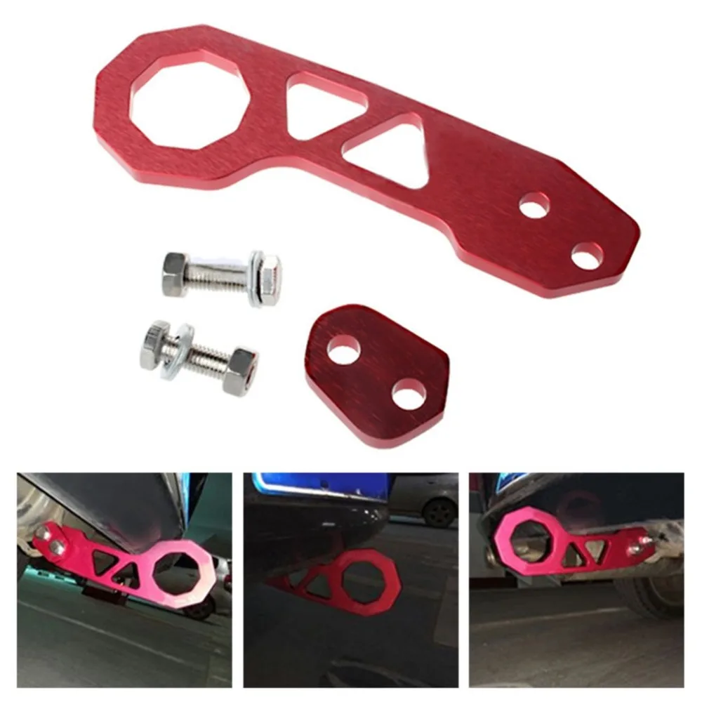 تعديل السيارات مقطورة هوك دائم سبائك الألومنيوم الوفير سحب هوك العالمي مقطورة سيارة حلقة مركبة سحب شريط