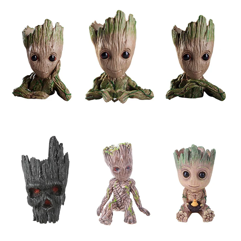 Baby Groot Flowerpot Garden Flower Planter Pot Flower Pot Planter Action Figures Tree Man Cute Model Toy Pen Pot Christmas Decor Baby Groot Flowerpot Garden Flower Planter Pot Flower Pot Planter Action Figures Tree Man Cute Model Toy Pen Pot Christmas Decor