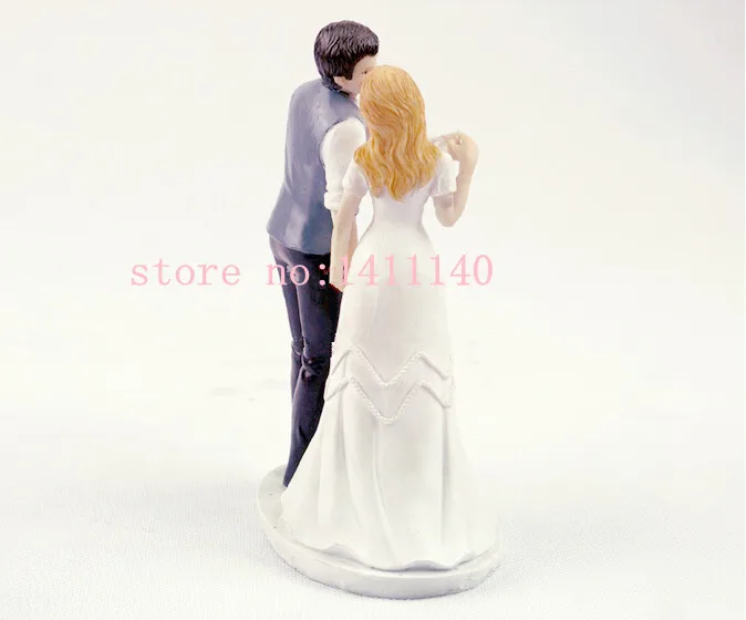 Инди Ретро винтажный Стиль Жених и невеста свадебный торт Топпер Романтический для украшения торта