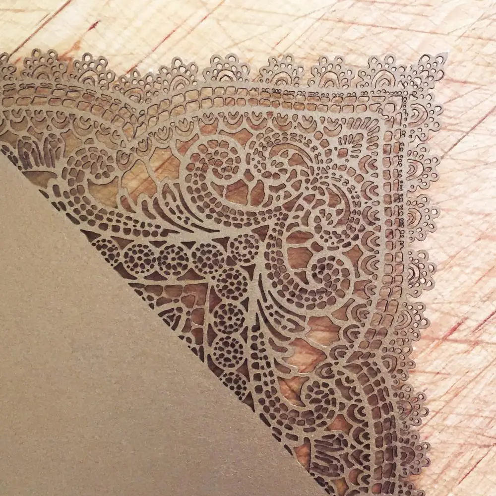 Gold Wedding Invitation