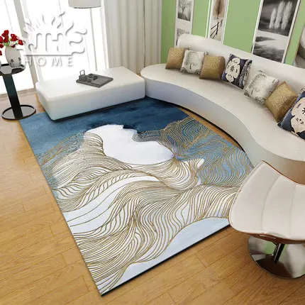 

3D Printing Carpet Chinese Style Flower Series Living Room Bedroom Hallway Kitchen Bathroom Rug Non-slip Absorb Water Mat