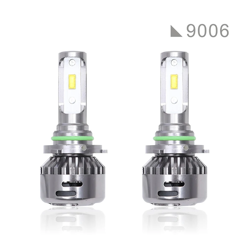 Aslent 2X H4 светодиодный H7 объектив 55 Вт/лампа 20000LM 6500 LED Canbus Error Free H11 H8 HB4 H1 HB3 9005 9006 Авто фары для укладки огни