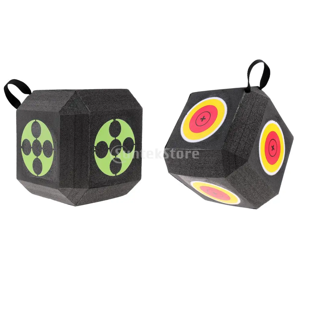 Archery 3D Block Target Cube Self Recovery XPE Foam Hunting Shooting Practice for all Arrow Types