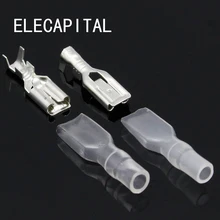 4.8mm Crimp Terminal 50pcs Female Spade Connector with 50pcs case