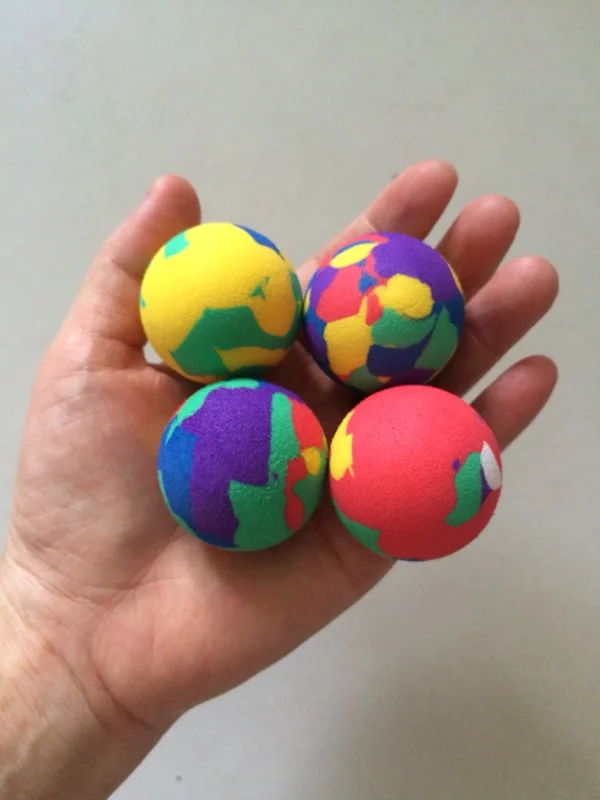 colorful Sponge ball hand massage muscular relaxation high elastic soft