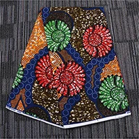 photo color Me-dusa новейшая Народно-пользовательская африканская восковая штамповка ткань хлопок Hollandais воск платье костюм Ткань 6 ярдов/шт Высокое качество - Цвет: photo color